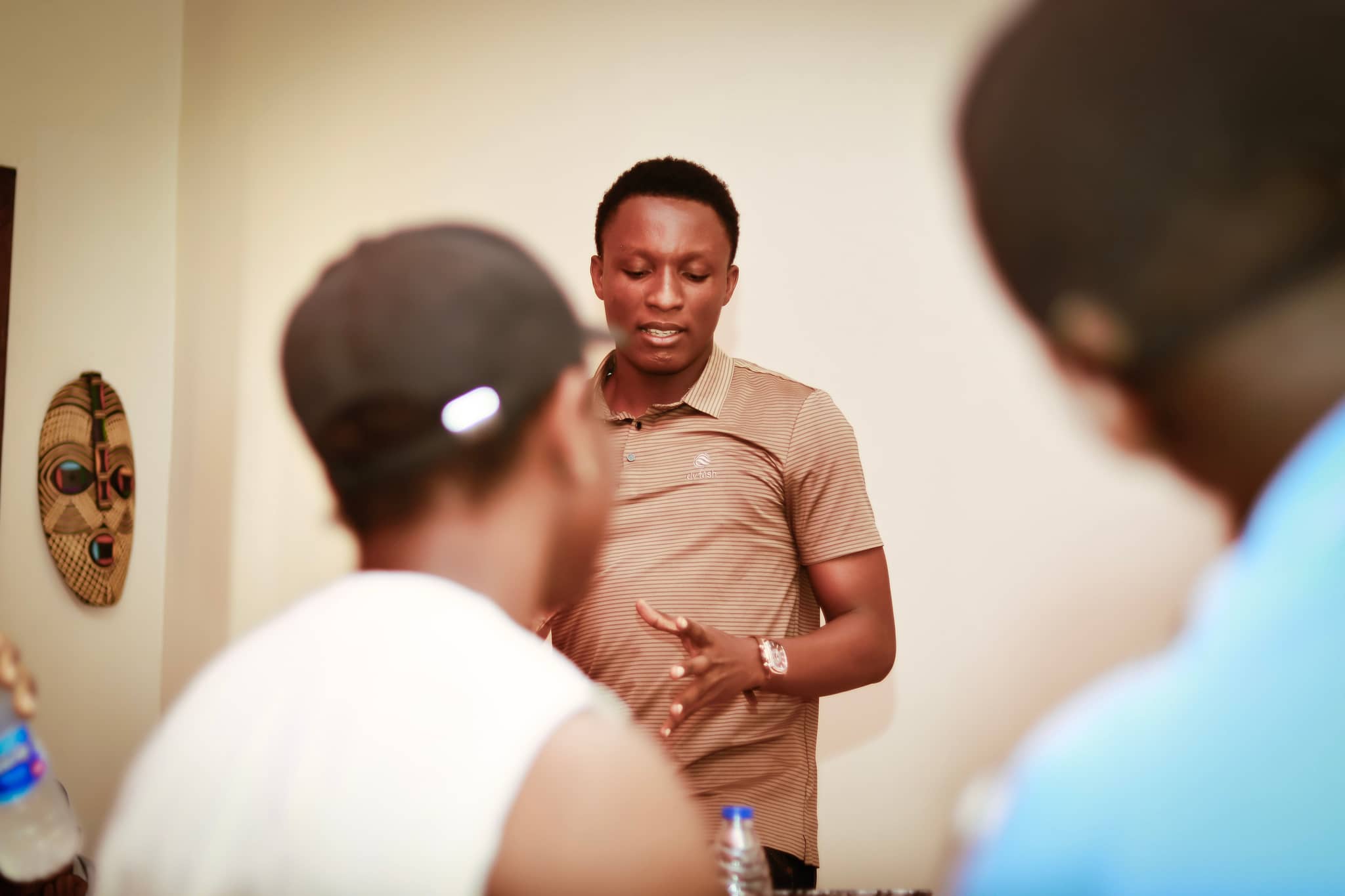 Johnpaul Nnaji speaking at an Event