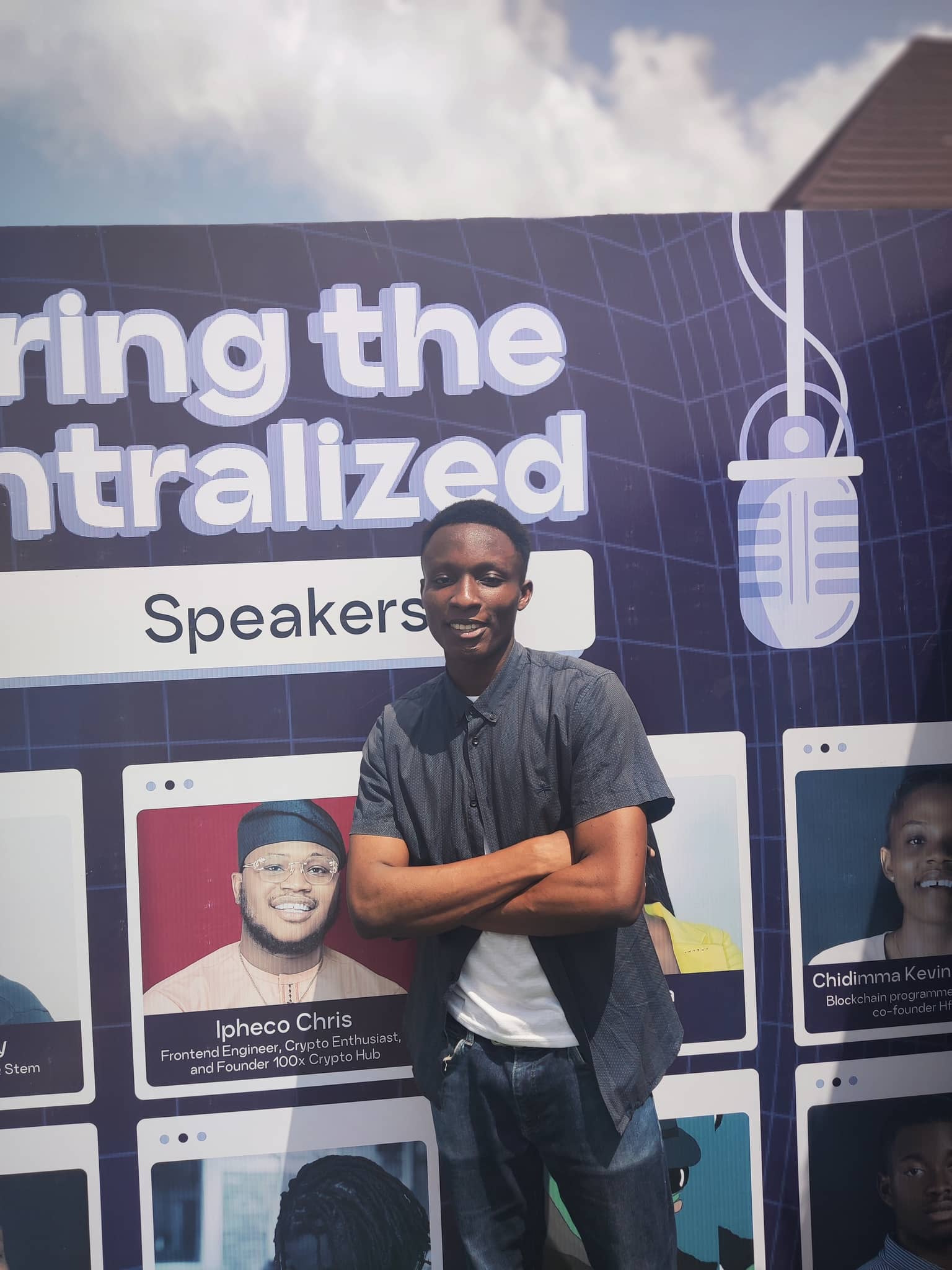 Johnpaul at a Web3 event